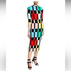 Alice + Olivia Delora Midi Dress Size 6